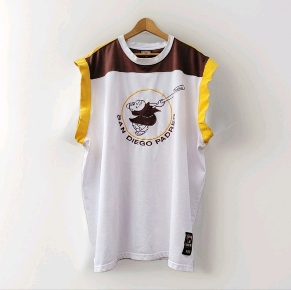Cooperstown Collection GIII Carl Banks Mens 3XL Vintage San Diego Padres Jersey - Picture 2 of 15